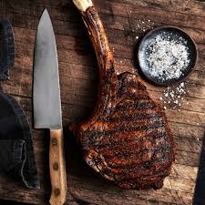 Tomahawk Steak από μοσχάρι, dry aged 28-35 days, John Stone